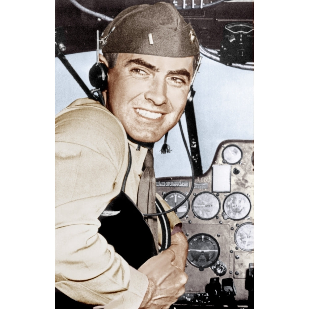 Marine Lieutenant Tyrone Power At The Naval Air Training Center In Corpus Christi Texas May 1944 Photo Print Image 2