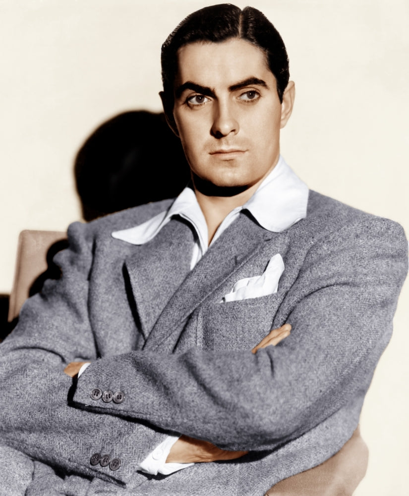 Tyrone Power Ca. 1940S Photo Print Image 1