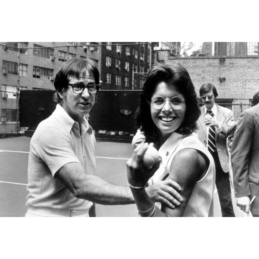 Billy Jean King And Bobby Riggs In 1973.. Courtesy Csu Archives Everett Collection History Image 2