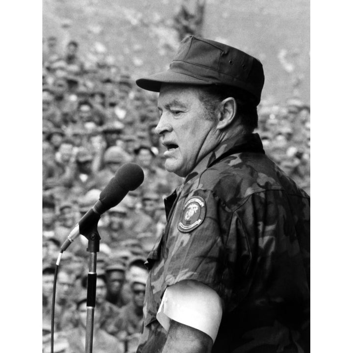 Bob Hope Entertaining The Troops In Vietnam Ca. Late 1960S Photo Print Image 1