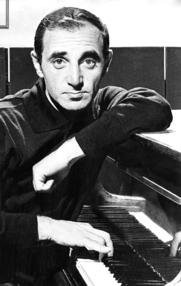 Charles Aznavour Portrait Ca. 1964 Photo Print Image 1