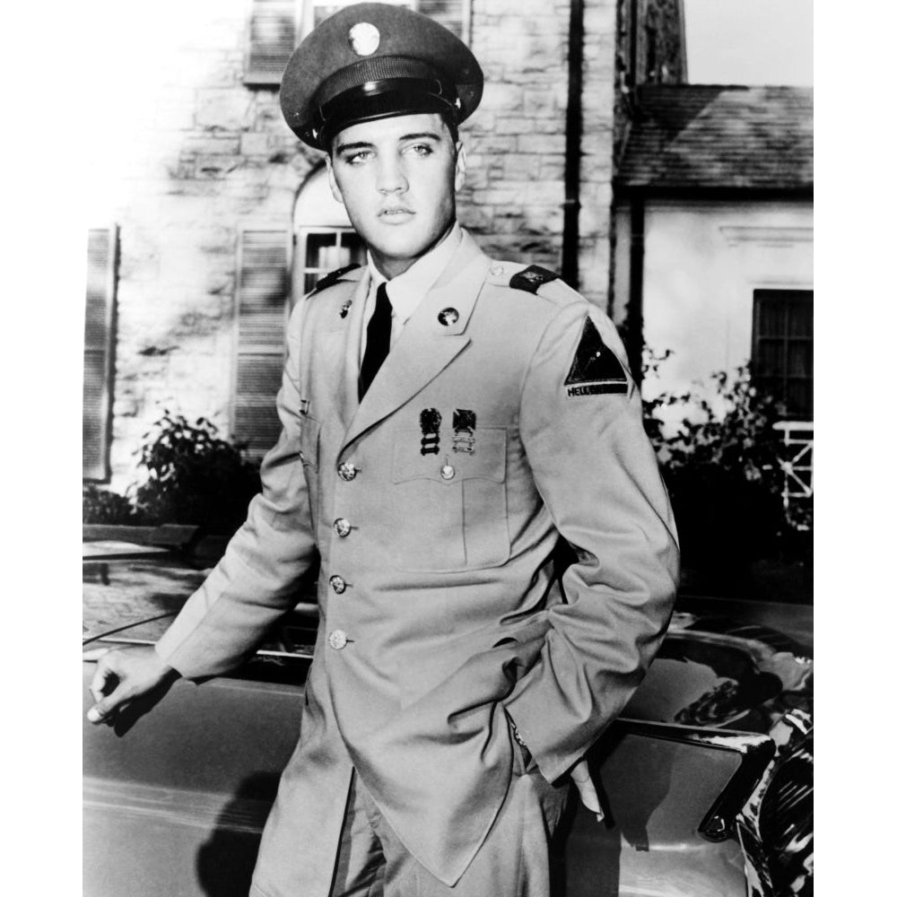 Army Private Elvis Presley Late 1950S Poster Print Image 1