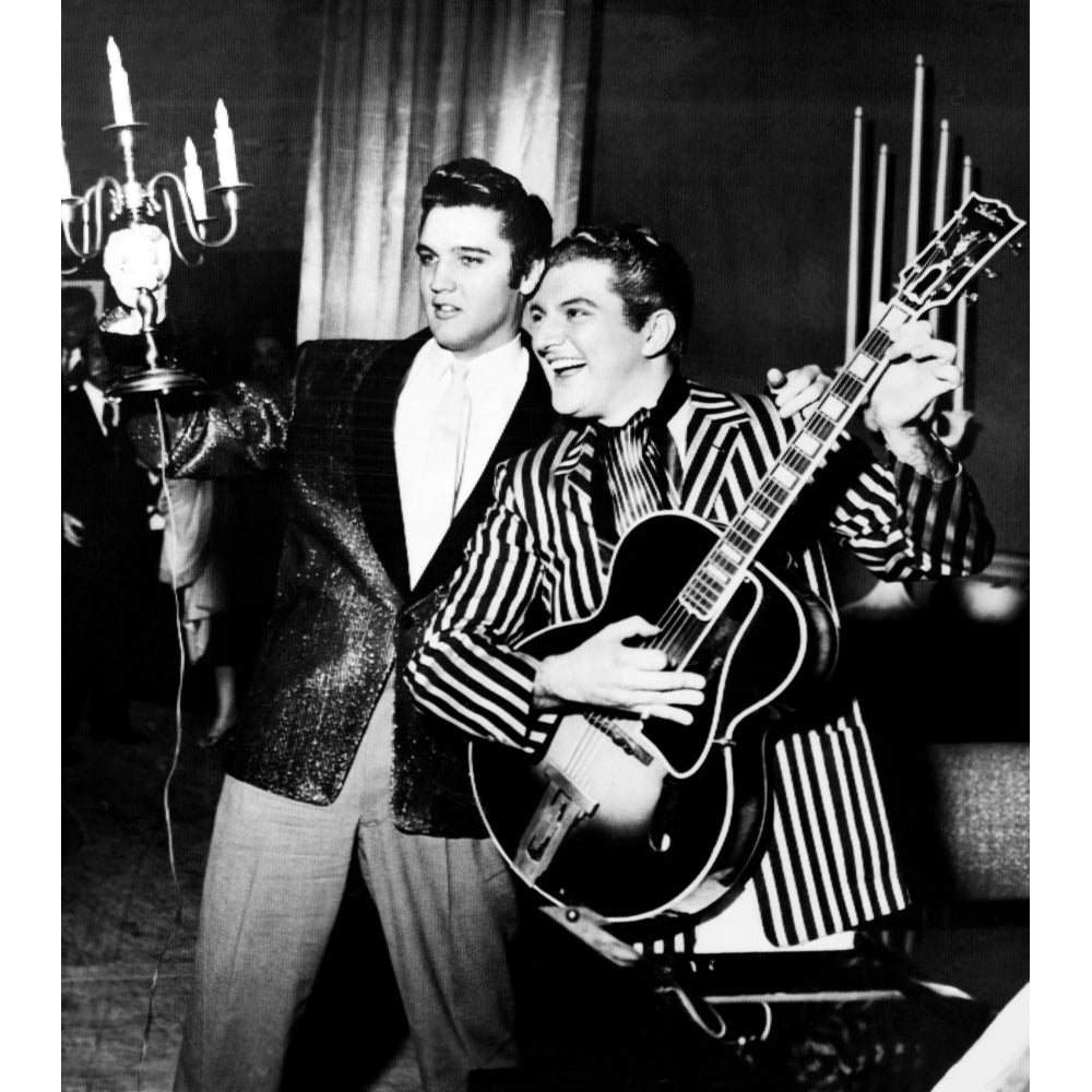 From Left Elvis Presley Holding Candelabra Still Image 1