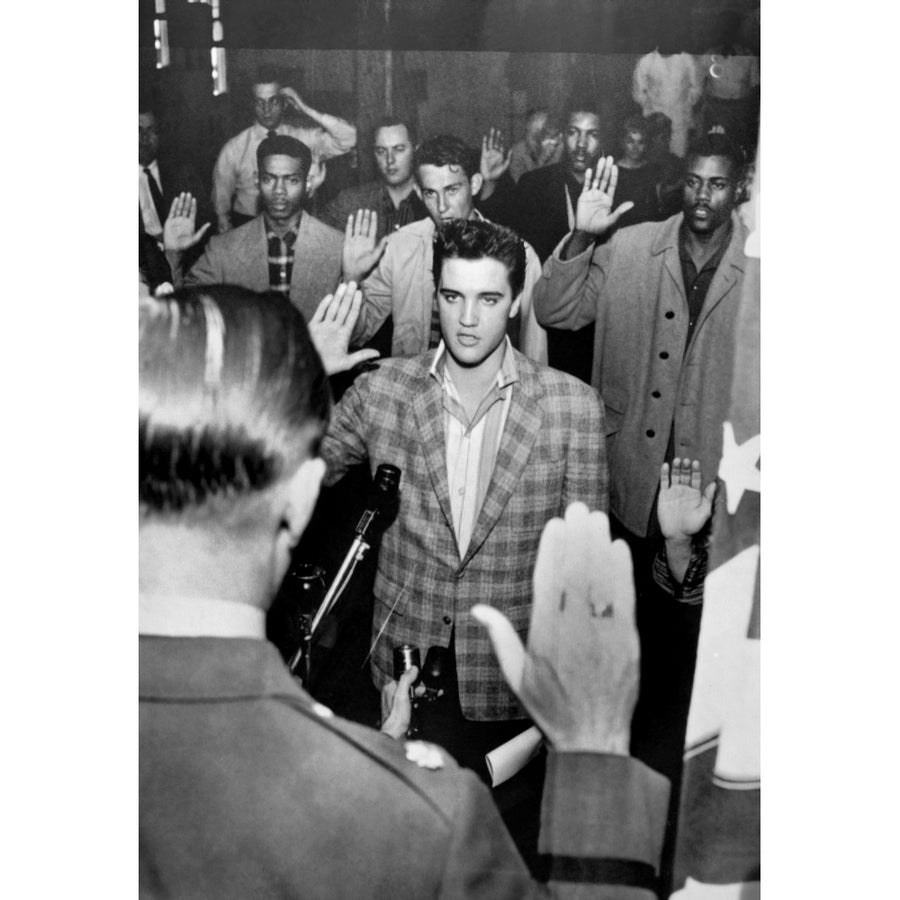 Elvis Presley Is Shorn Into The Army With Fellow Recuits In Memphis Still Image 1