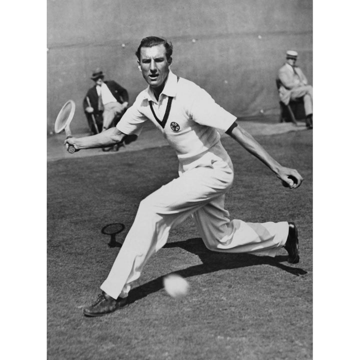 Fred Perry Winning The Final Round Of The U.S. Singles Tennis Championship At Forest Hills Still Image 2