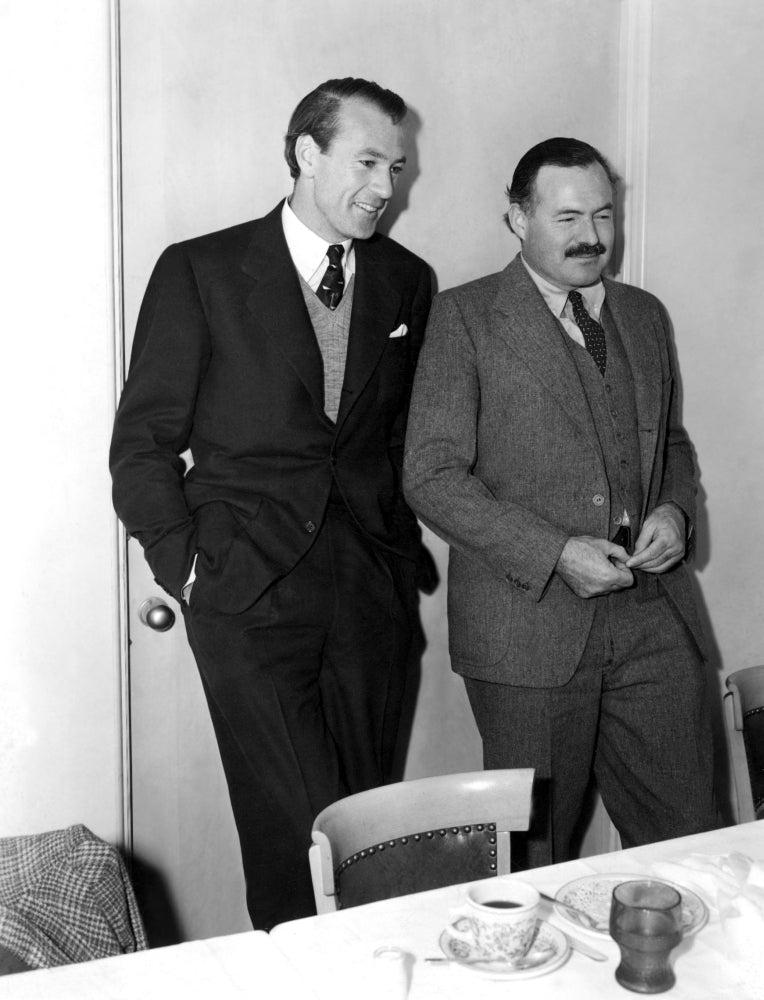 Gary Cooper And Buddy Ernest Hemingway History Image 1