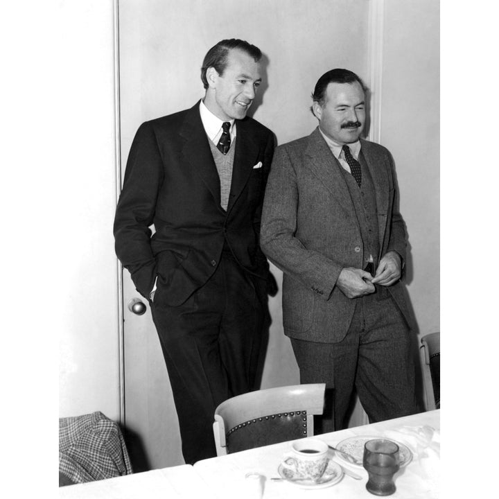 Gary Cooper And Buddy Ernest Hemingway History Image 2