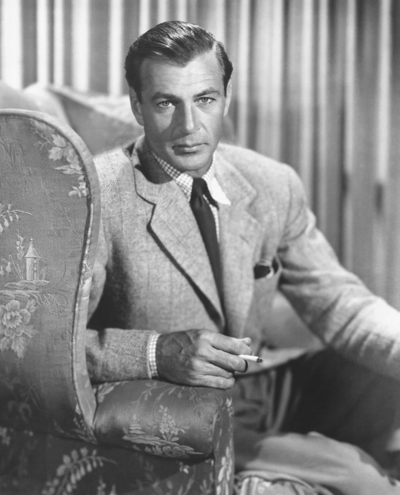 Gary Cooper Portrait Image 1