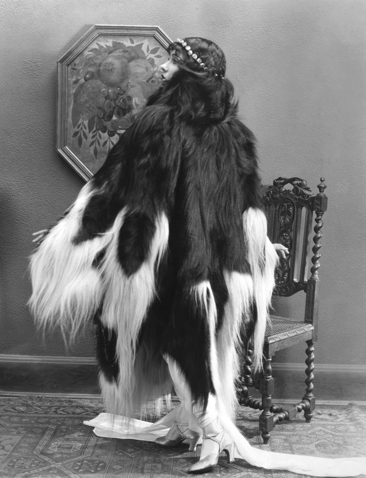 Gloria Swanson In faux Cape Designed By Ethel Chaffin Portrait Image 1