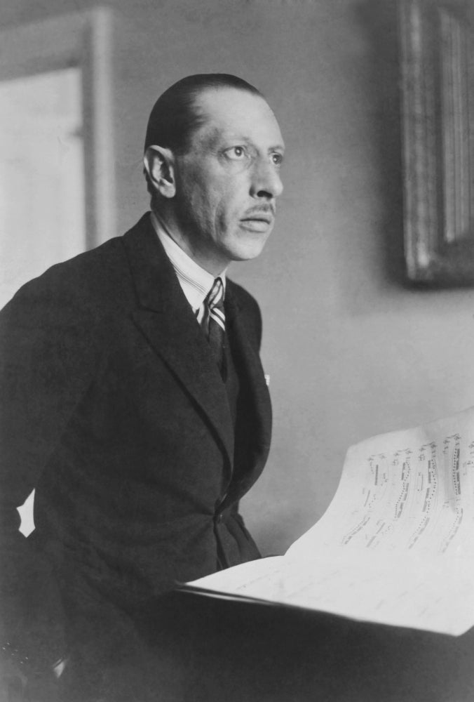 Igor Stravinsky Portrait Image 1