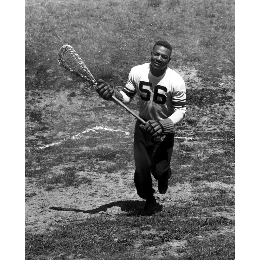 Jim Brown Plays Lacrosse For Syracuse University History Image 1