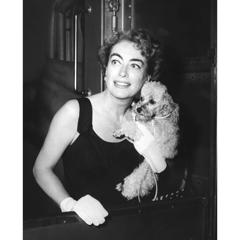 Joan Crawford With Her Pet Poodle Cliquot Still Image 2