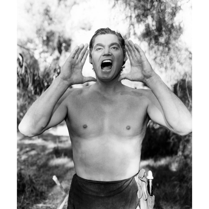 Johnny Weissmuller As Tarzan C. 1940S Photo Print Image 1