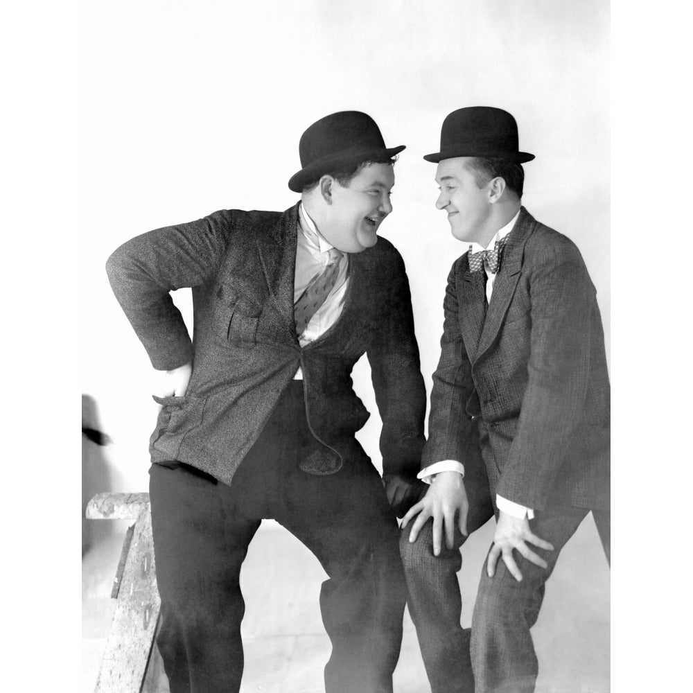 Stan Laurel And Oliver Hardy Ca. 1930S Photo Print Image 1