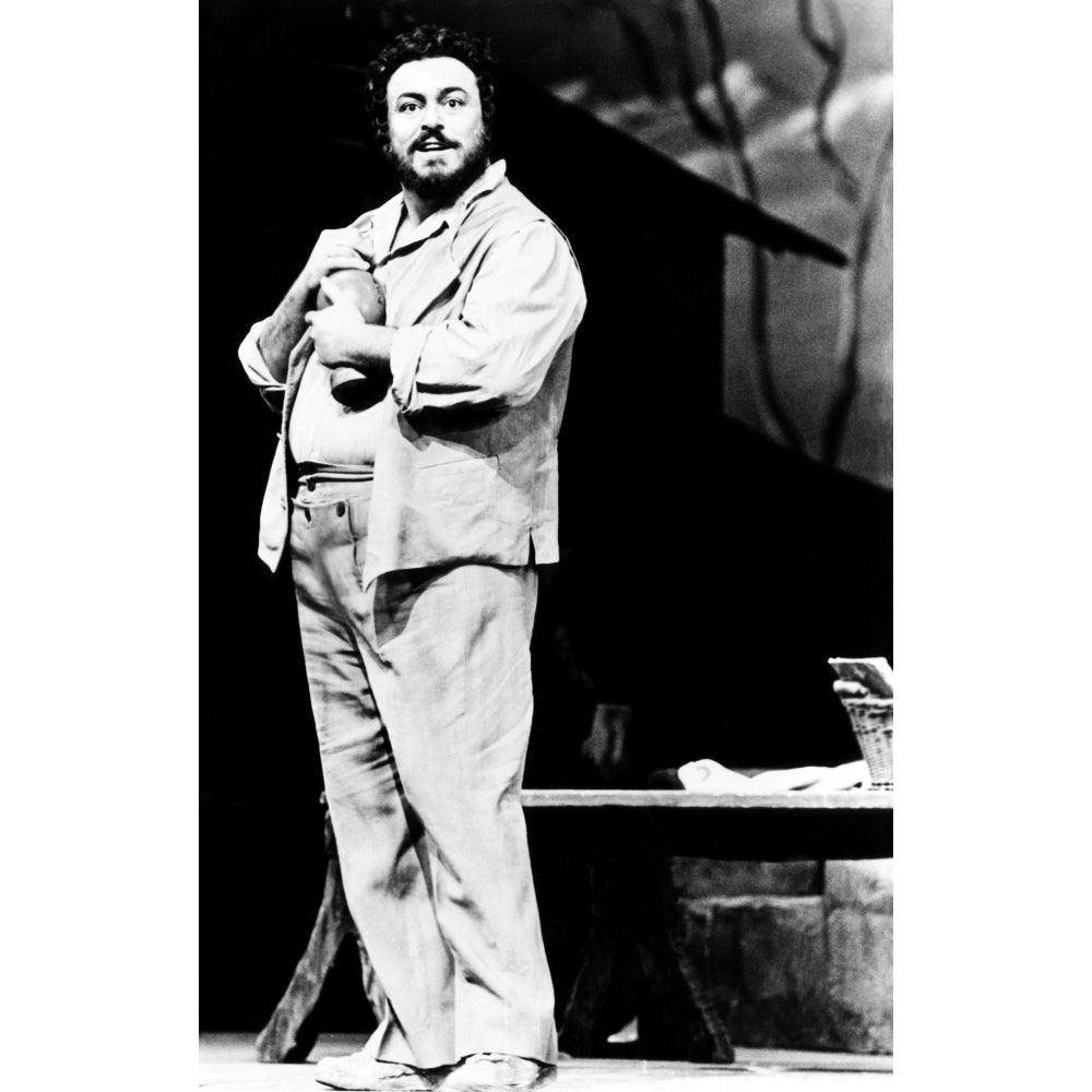 Italian Opera Singer Luciano Pavarotti As The Character Nemorino In LElisir DAmore History Image 2