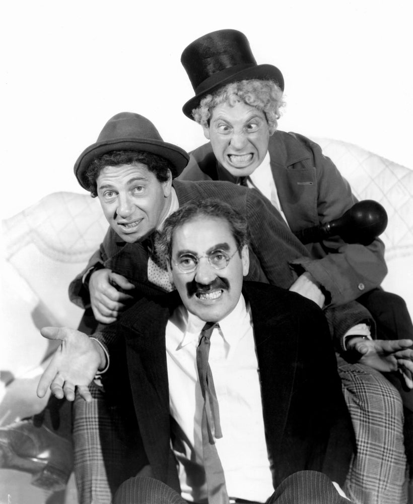 Marx Brothers - Groucho Marx Chico Marx Harpo Marx 1936 Photo Print Image 1