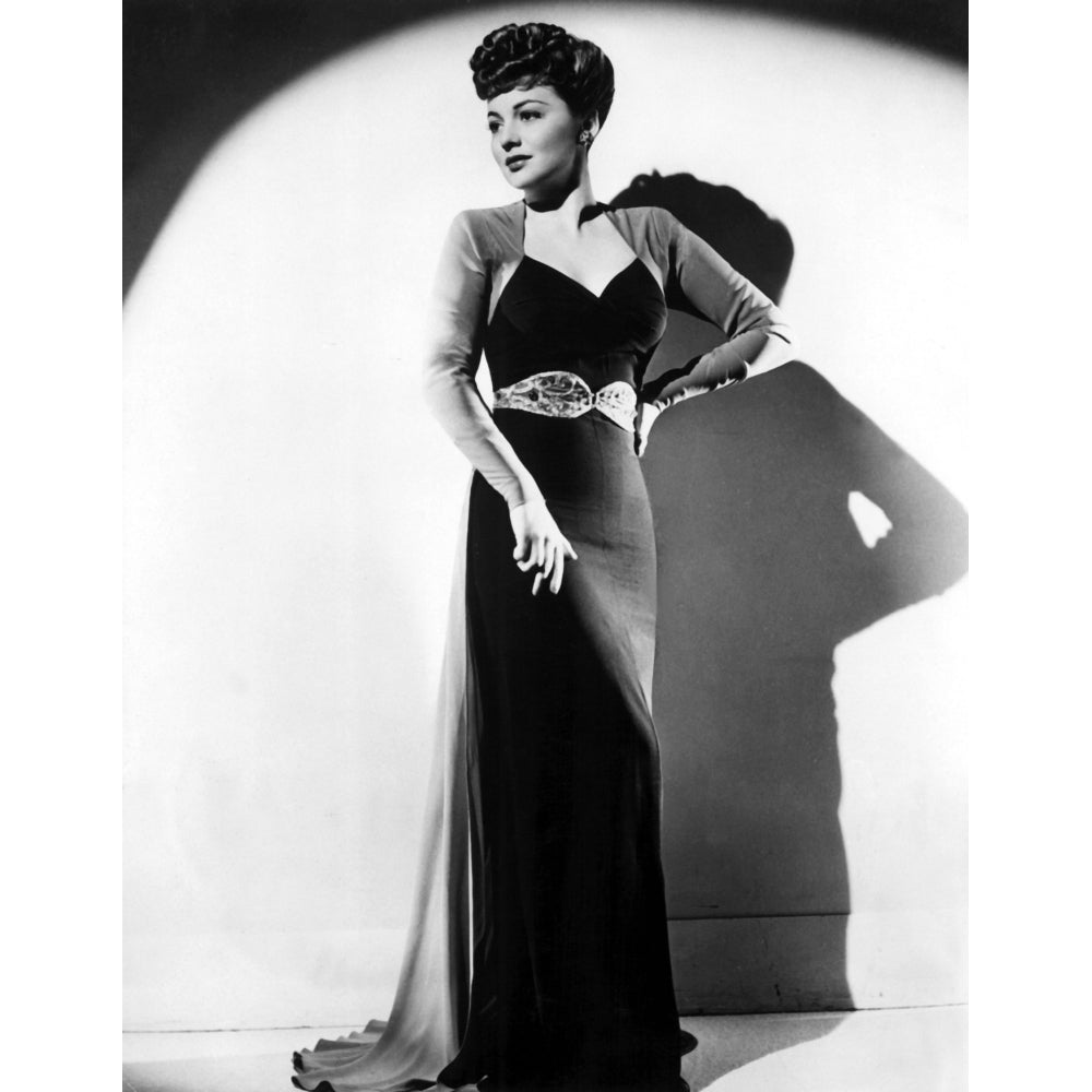 Olivia De Havilland In A Black Crepe Evening Gown 1941 Photo Print Image 2