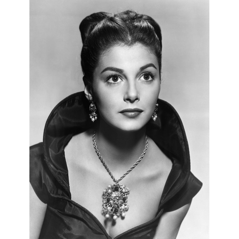 Pier Angeli Wearing Jewelry From The House Of Joseff Featured In The Silver Chalice 1954 Photo Print Image 2