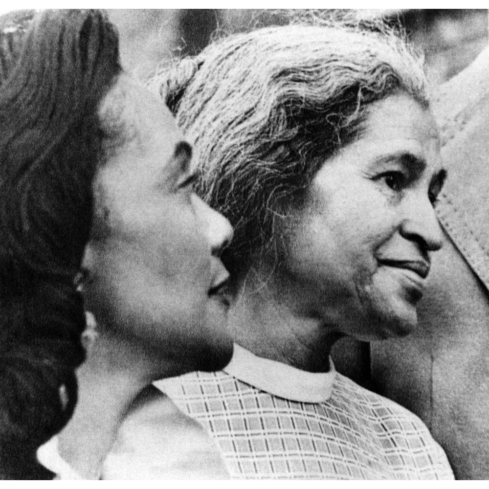 Civil Rights Activists Coretta King And Rosa Parks In Montgomery History Image 2