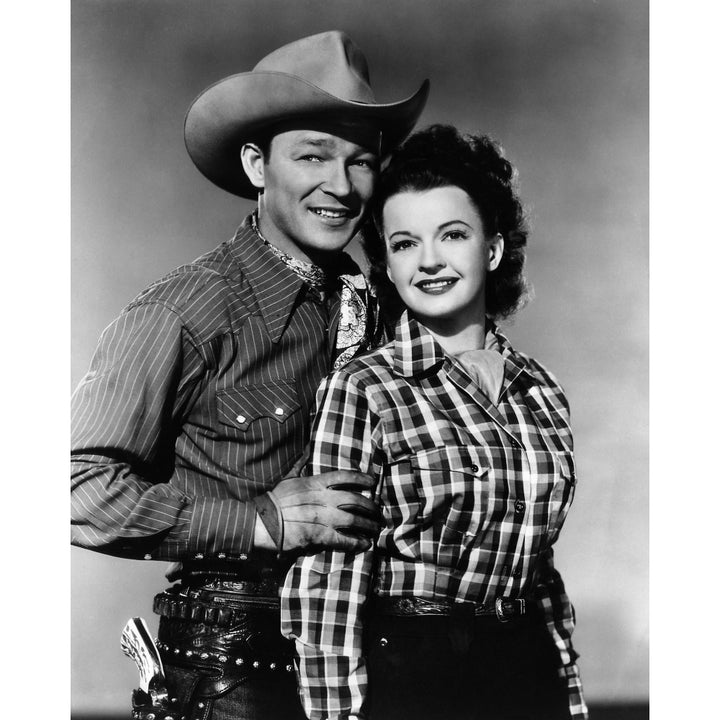 Roy Rogers Dale Evans Ca. 1950 Photo Print Image 2