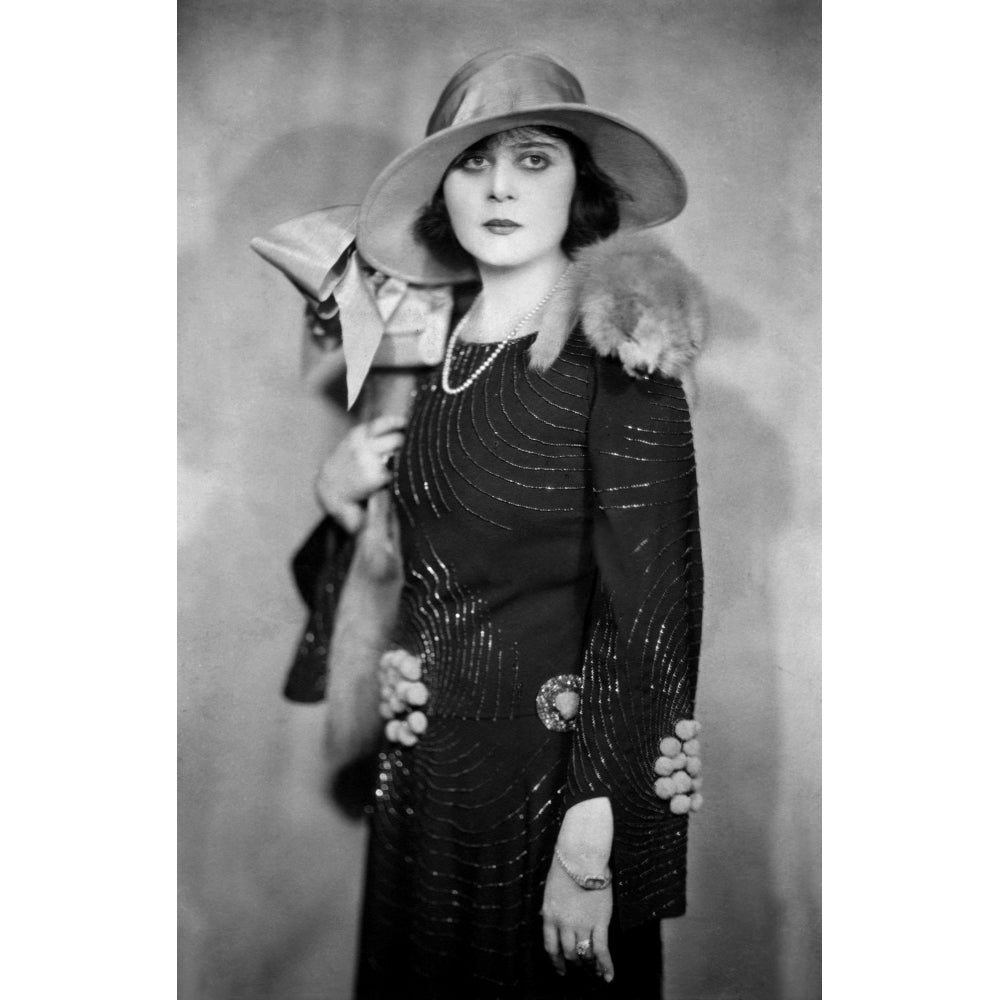 Theda Bara Ca. 1924 Photo Print Image 1