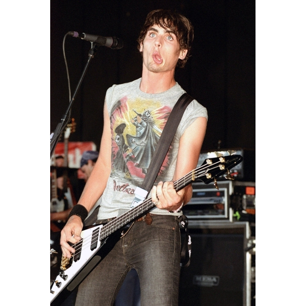 Tyson Ritter Of All American Rejects At Warped Tour Pompano Beach Fl 7/26/2003 By Kraig Geiger Poster Print Image 1