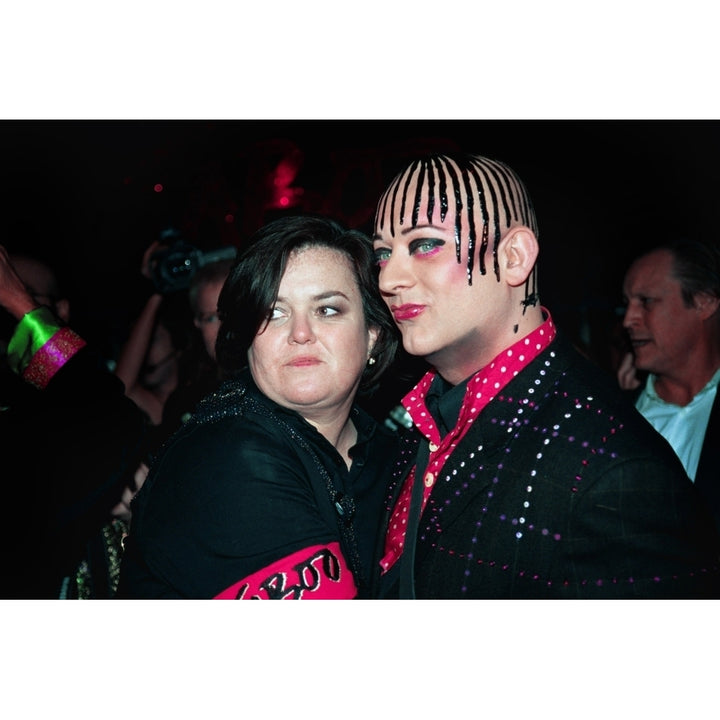 Rosie ODonnell And Boy George At The Broadway Opening Of Taboo Ny 11132003. Photo By Janet Mayer Celebrity Image 1