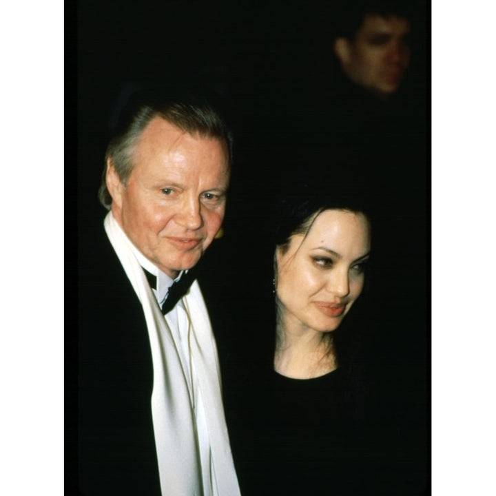 Actor Jon Voight With ActressDaughter Angelina Jolie At Vanity Fair After Academy Awards Party 032000 Celebrity Image 1