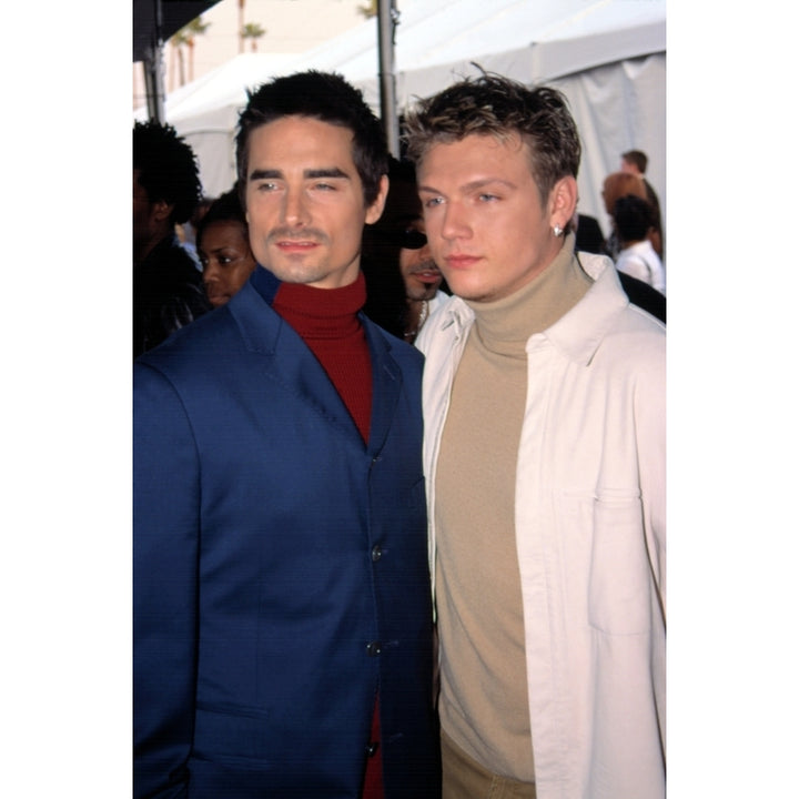 Kevin Richardson And Nick Carter Of The Backstreet Boys At The American Music Awards La Ca 1902 By Robert Hepler Image 2