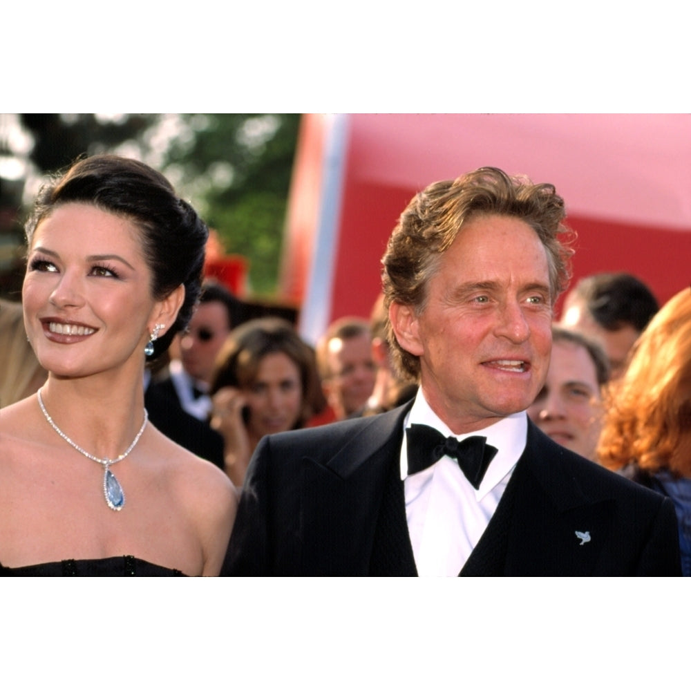 Catherine Zeta-Jones And Michael Douglas At Academy Awards 3252001 By Robert Hepler Celebrity Image 2