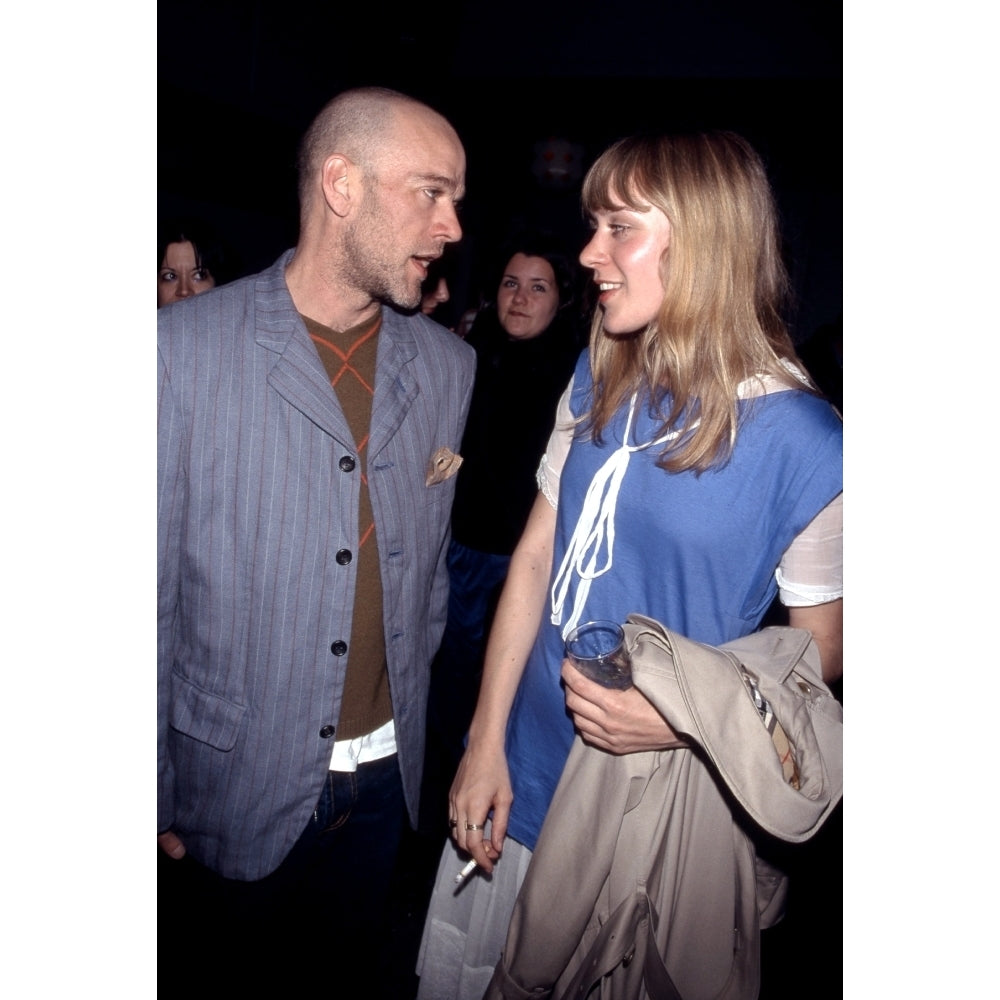 Michael Stipe Chloe Sevigny At The York Premiere Of Existenz April 19 1999. Photo By Image 1