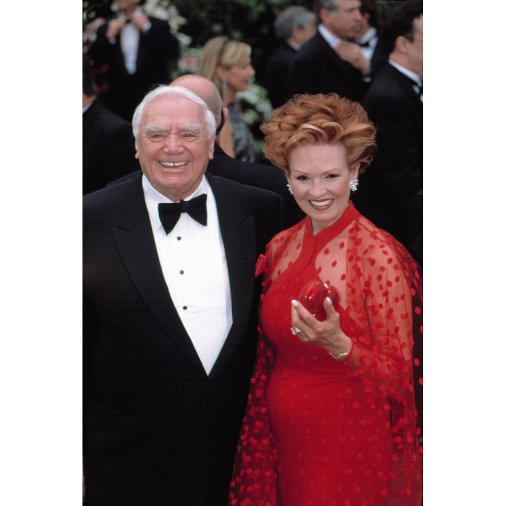 Ernest Borgnine And Wife Tova Borgnine At The Academy Awards 3242002 La Ca By Robert Hepler. Celebrity Image 1