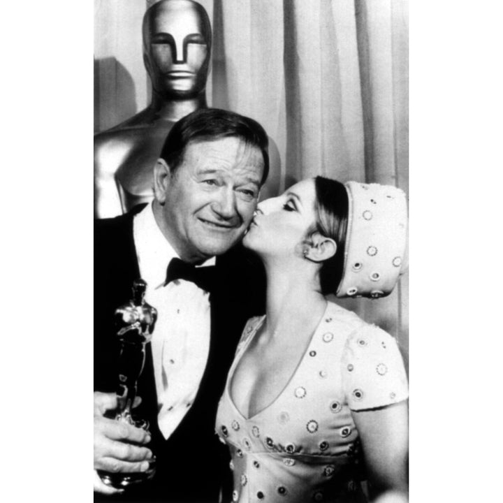 John Wayne Congratulated By Barbra Streisand For Winning Academy Award For True Grit History Image 1