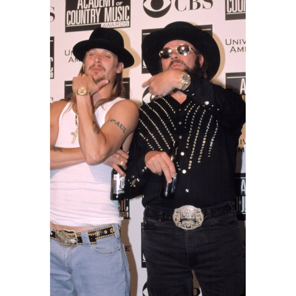 Kid Rock And Hank Williams Jr. At The Academy Of Country Music Awards 5222002 La Ca By Robert Hepler. Celebrity Image 1