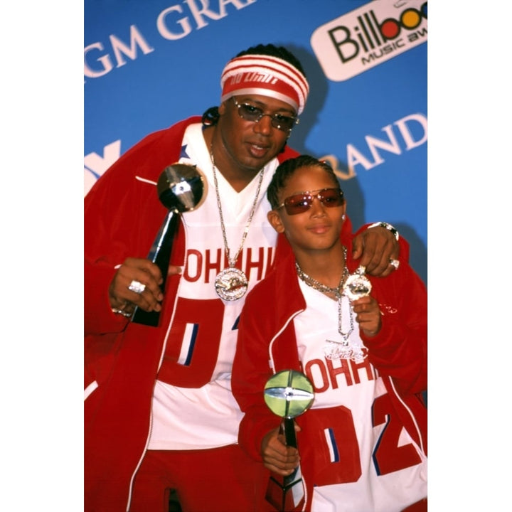 Master P And Son Lil Romeo At The 2001 Billboard Awards Las Vegas Nv 11292001 By Robert Hepler Celebrity Image 1