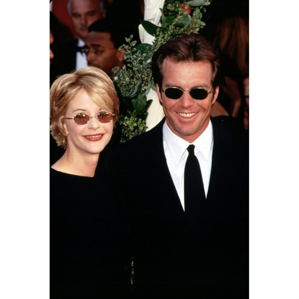 Meg Ryan and Dennis Quaid At Academy Awards 1998 Photo By Robert Hepler Celebrity Image 1