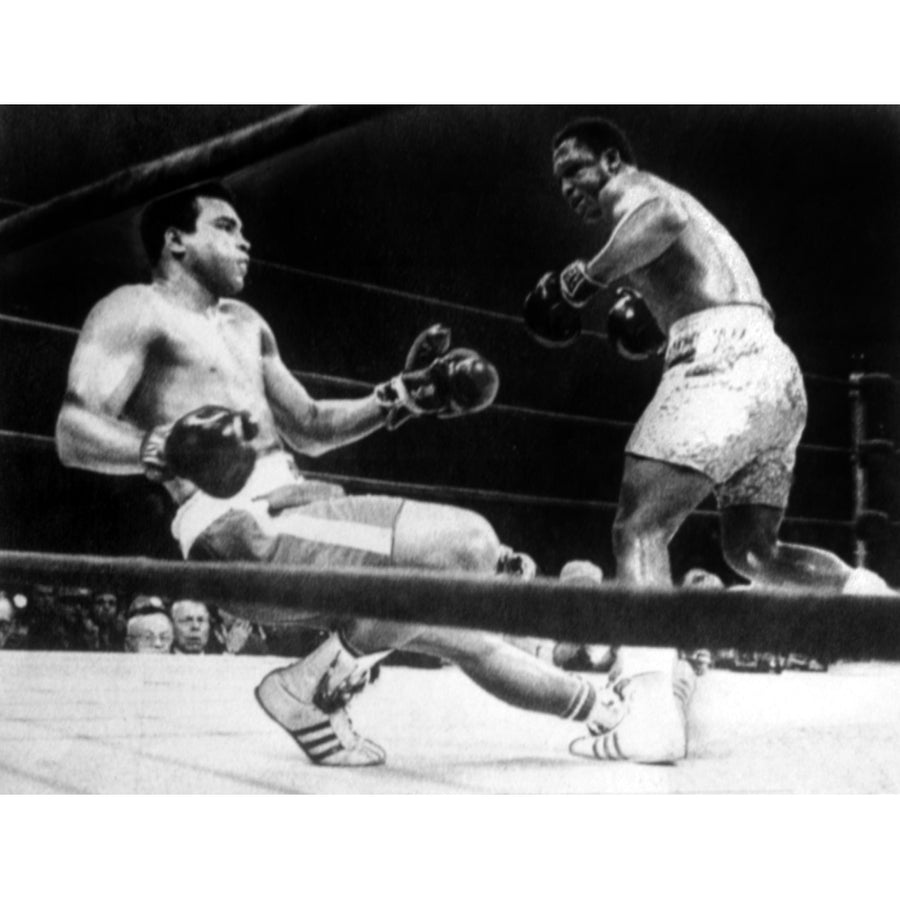 Muhammad Ali Knocked Down By Joe Frazier In Their First Title Match In Madison Square Garden History Image 1