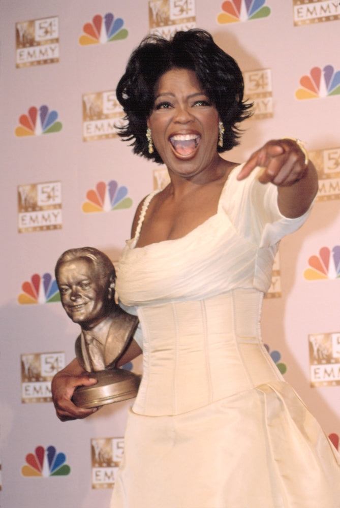 Oprah Winfrey At The Emmy Awards 9222002 La Ca By Robert Hepler. Celebrity Image 1