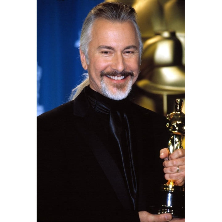 Rick Baker With His Oscar For Best Make-Up At Academy Awards 3252001 By Robert Hepler Celebrity Image 1