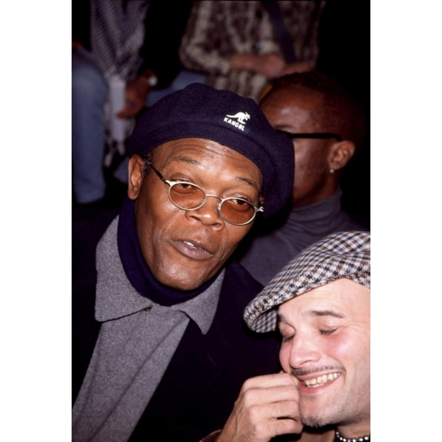 Samuel L. Jackson Phillip Bloch At The Marc Bouwer Fall 1999 Collection 21799 Celebrity Image 1