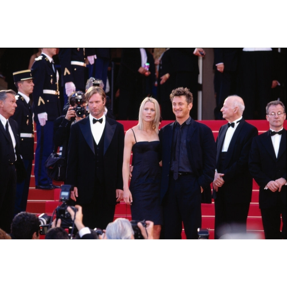 Sean Penn and Robin Wright-Penn At The Cannes Film Festival May 2001 By Thierry Carpico. Celebrity Image 2