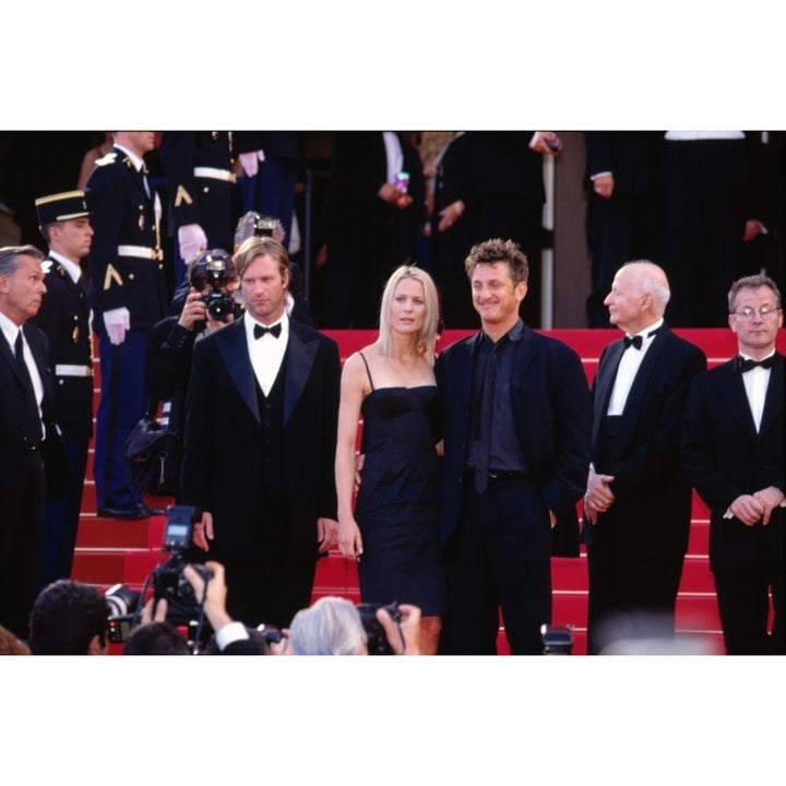 Sean Penn and Robin Wright-Penn At The Cannes Film Festival May 2001 By Thierry Carpico. Celebrity Image 1