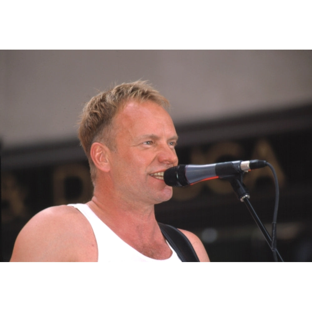 Sting Performing On The Today Show Ny 542001 By Cj Contino Celebrity Image 1