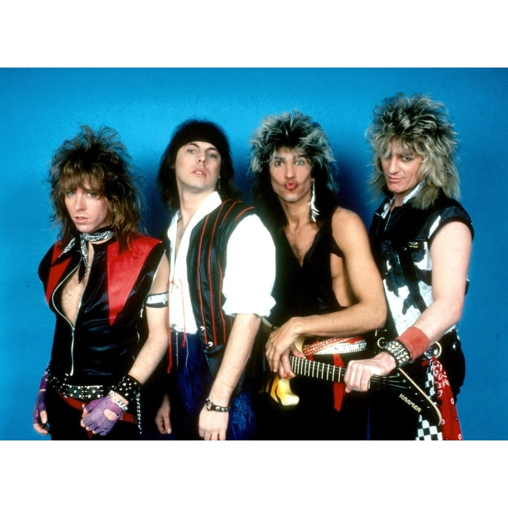 Dokken at American Bandstand Los Angeles CA March 6 1985. ph: Ron Wolfson / Poster Print Image 1