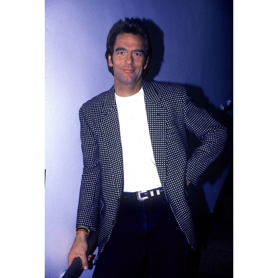 Huey Lewis backstage at a Hollywood Event Circa: 1990s. ph: Ron Wolfson / Poster Print Image 1