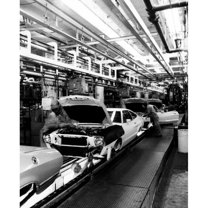 Workers Assemble Ford Mustangs At The Plant In Dearborn History Image 2