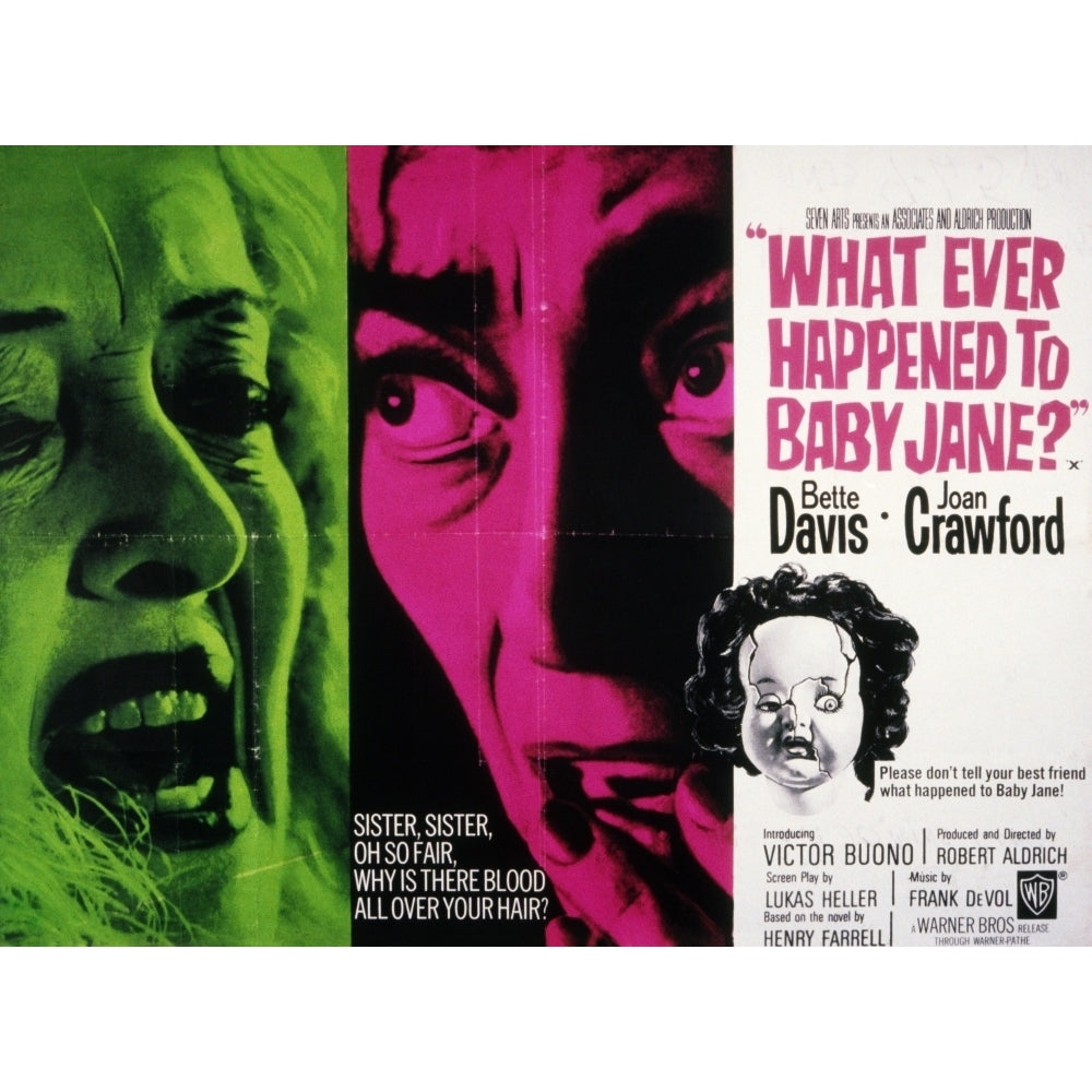 What Ever Happened To Baby Jane Movie Poster Masterprint Image 1