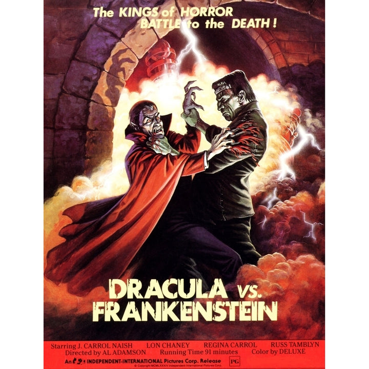 Dracula Vs. Frankenstein From Left: Zandor Vorkov John Bloom 1971 Dvf_Ka Movie Poster Masterprint Image 2