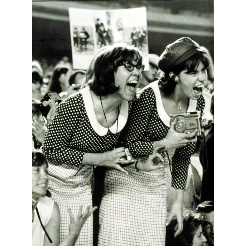 Beatles Fans Scream At A Concert At Shea Stadium History Image 2