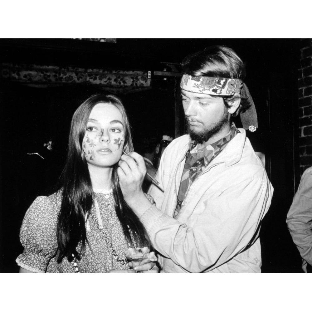 Hippies Face Painting In Greenwich Village History Image 2